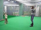 親子でゴルフ